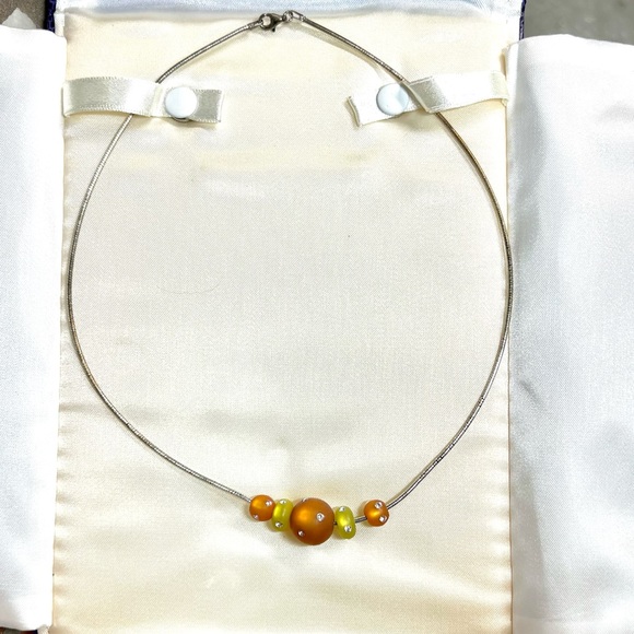 Swarovski 925 IOB Estate Beads Crystals Sterling Necklace Vintage - Picture 7 of 10